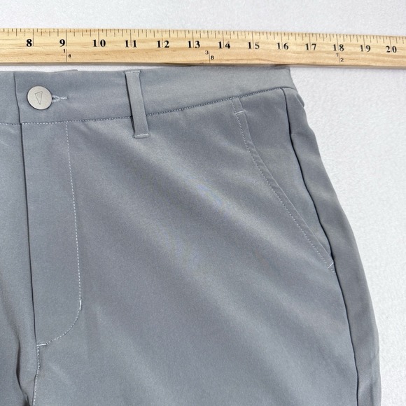 Primo Pants Mens 32 Tall Grey Jogger Performance Golf Activewear Stretch 32x30 - Picture 11 of 14